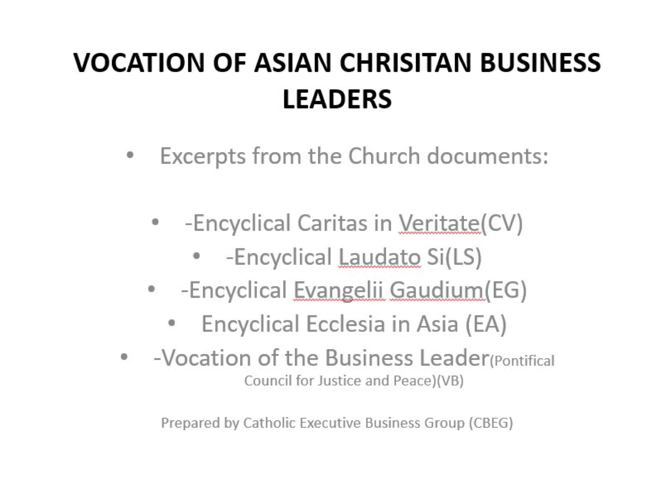 Vocation of Business Leader (ฉบับภาษาอังกฤษ)